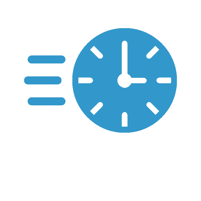 Blue clock PNG