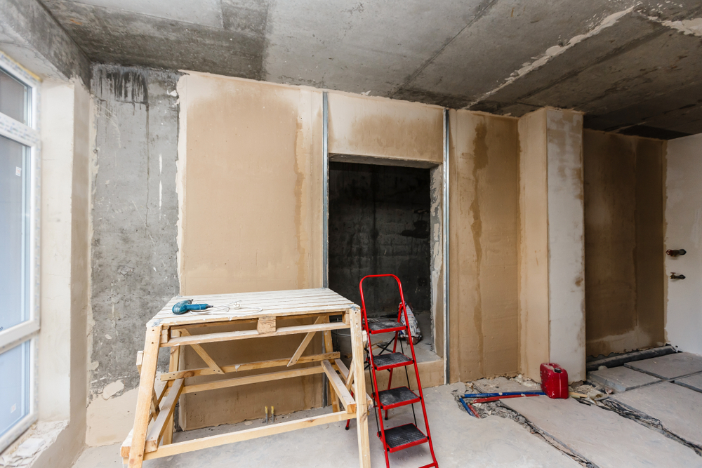 Repairs in the apartment.