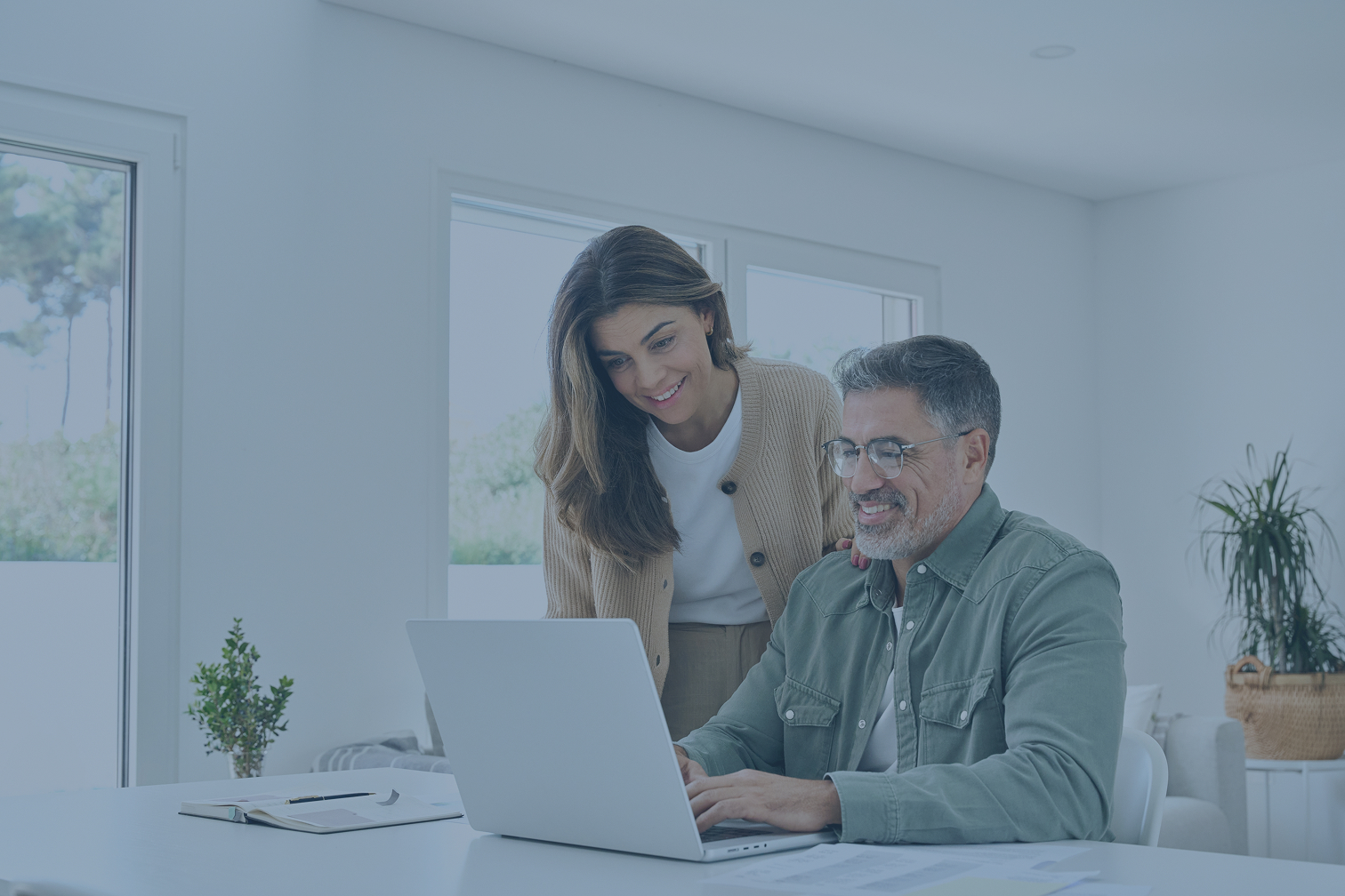 couple on computer